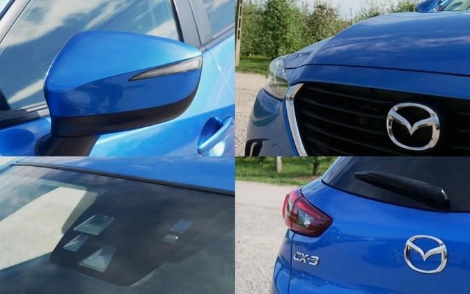 Mazda CX-3 cena 72900 przebieg: 47565, rok produkcji 2017 z Mirsk małe 742